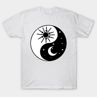 Yin Yang Sun and Moon T-Shirt